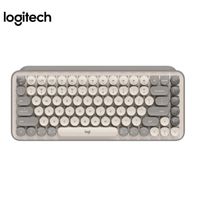 Teclado Logitech Pop Keys Multi-Device Wireless/Bt Mist Sand Gray