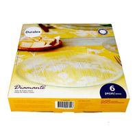 Juego de 6pz de platos Diamantado