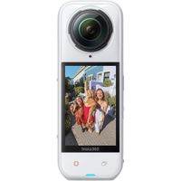 Cv°mara de acciv=n 8K 360¬8 Insta360 X5 Satin White, resistente, lentes intercambiables, gran duraci