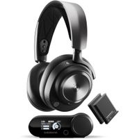 SteelSeries Arctis Nova Pro Wireless - Auriculares Gaming Multisistema de Alta Fidelidad con Cancela