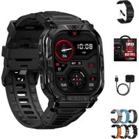 CARBINOX Blaze Smart Watch - GPS, 170+ modos deportivos, resistente al agua IP69K, compatible con An