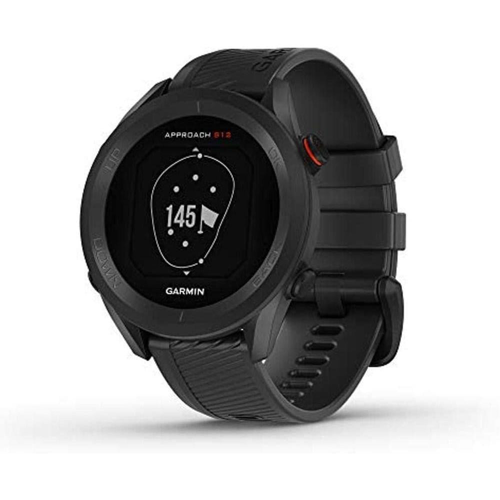 Garmin Approach S12, reloj de golf GPS fv°cil de usar con mv°s de 42K campos precargados, color negr