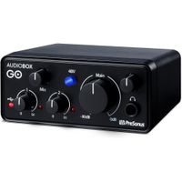 PreSonus AudioBox GO | Interfaz de audio USB-C para producciv=n musical con software DAW y tutoriale