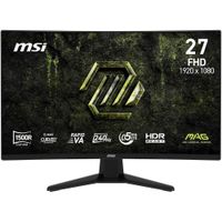 Monitor para juegos MSI MAG 274CF E20 con resoluciv=n FHD, 200Hz, 0.5ms, HDR, Adaptive Sync, HDMI y
