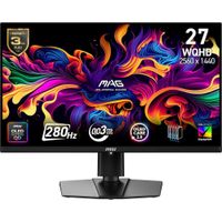 MSI MAG 271QP QD-OLED X28 - Monitor de juegos QHD, 280Hz, Adaptive-Sync, HDR Ready, HDMI, VGA, bisel