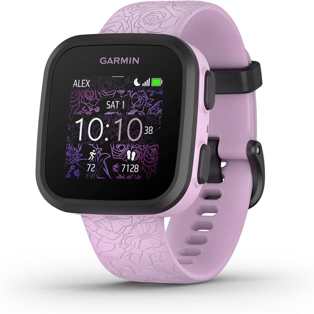 Reloj inteligente Garmin Bounce para niv±os con texto bidireccional, mensajes de voz y seguimiento d