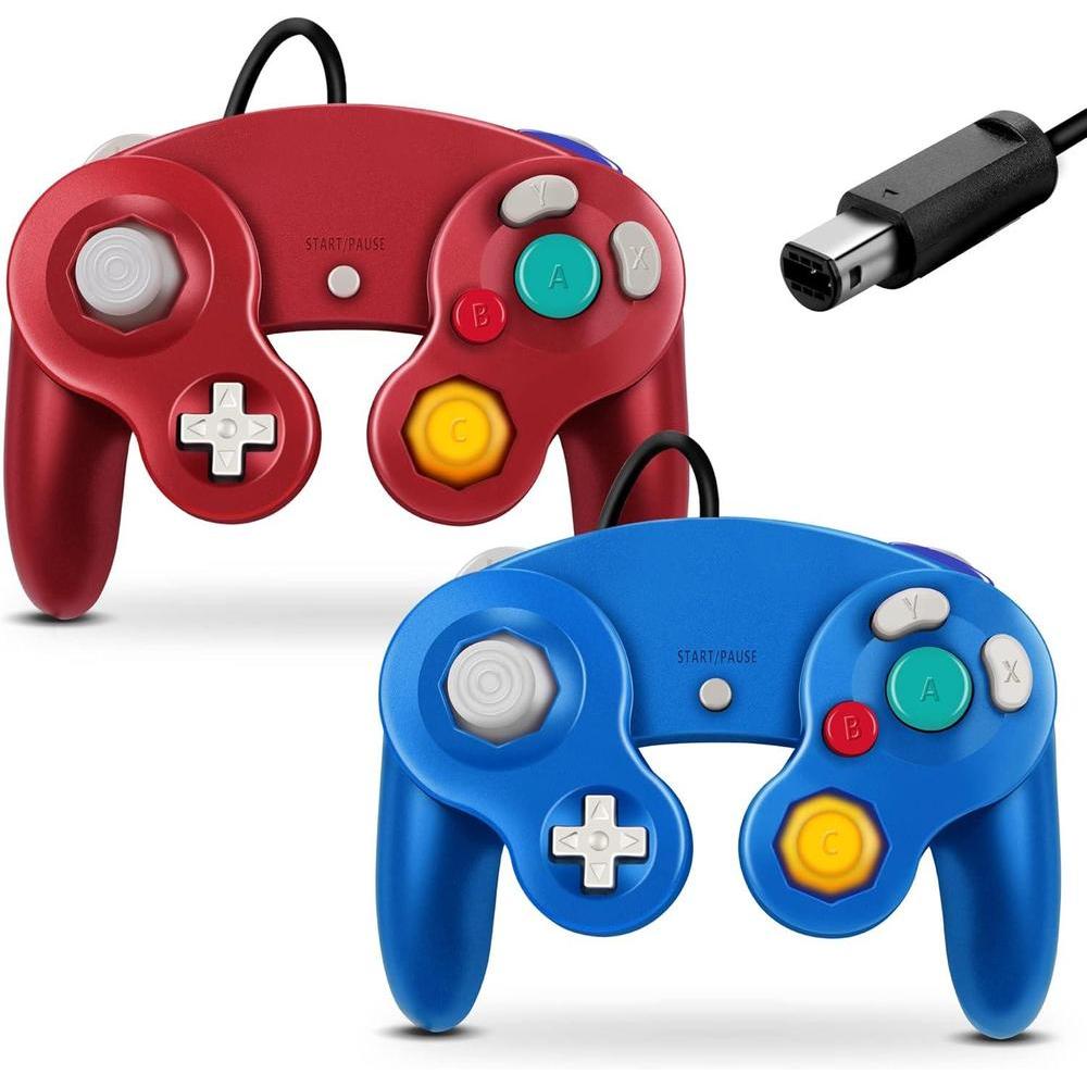Controlador clv°sico Gamecube con cable para Nintendo Wii, compatible con Nintendo Switch y PC, tecn