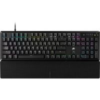 Teclado mecv°nico CORSAIR K70 CORE RGB para juegos, reposamanos, interruptores lineales rojos, contr