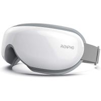 RENPHO masajeador de ojos con calor, compresiv=n de 2 niveles y mv?sica Bluetooth para reducir ojera