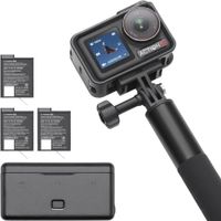 DJI Osmo Action 5 Pro Adventure Combo, cv°mara de acciv=n 4K, baterv?a extendida, estabilizaciv=n, p