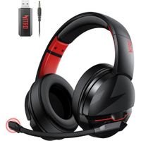 Auriculares inalv°mbricos Acer para juegos con baterv?a de 100 horas, micrv=fono claro y controlador