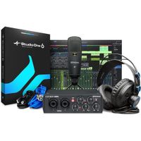 PreSonus AudioBox 96 25 aniversario con paquete de grabaciv=n en estudio y software de producciv=n D