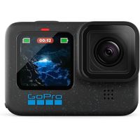 GoPro HERO12 Black - Cv°mara de acciv=n impermeable con video Ultra HD de alta resoluciv=n, fotos de