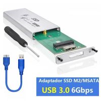 Adaptador Convertidor Case Ssd Mini M.2 Ngff Sata A Usb 3.0 - PLATA