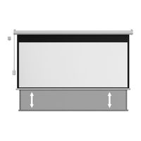 Pantalla Ecran Westminster eléctrico para proyector 84"", retráctil, con control remoto, blanco mate