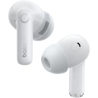 Baseus Bass BP1 Pro Auriculares Inalv°mbricos Blancos Luna Con Cancelaciv=n De Ruido Adaptativa