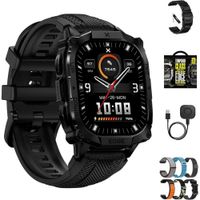 CARBINOX Smartwatch resistente con pantalla AMOLED, acero inoxidable, IP69K/5ATM, GNSS dual, baterv?