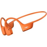 SHOKZ Openrun Pro2 - Auriculares Open Ear, Bluetooth, Inalv°mbricos, Conducciv=n vìsea, Naranja, Res