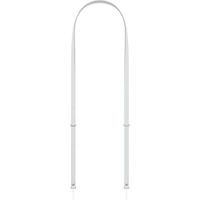 Apple Correa cruzada en gris claro, elegante y ajustable, para iPhone 17 y modelos compatibles, con
