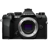 OM SYSTEM OM-5 Mark II Cuerpo Negro Compacto Ligero Sellado Cv°mara de Video 4K Ideal para Viajes al