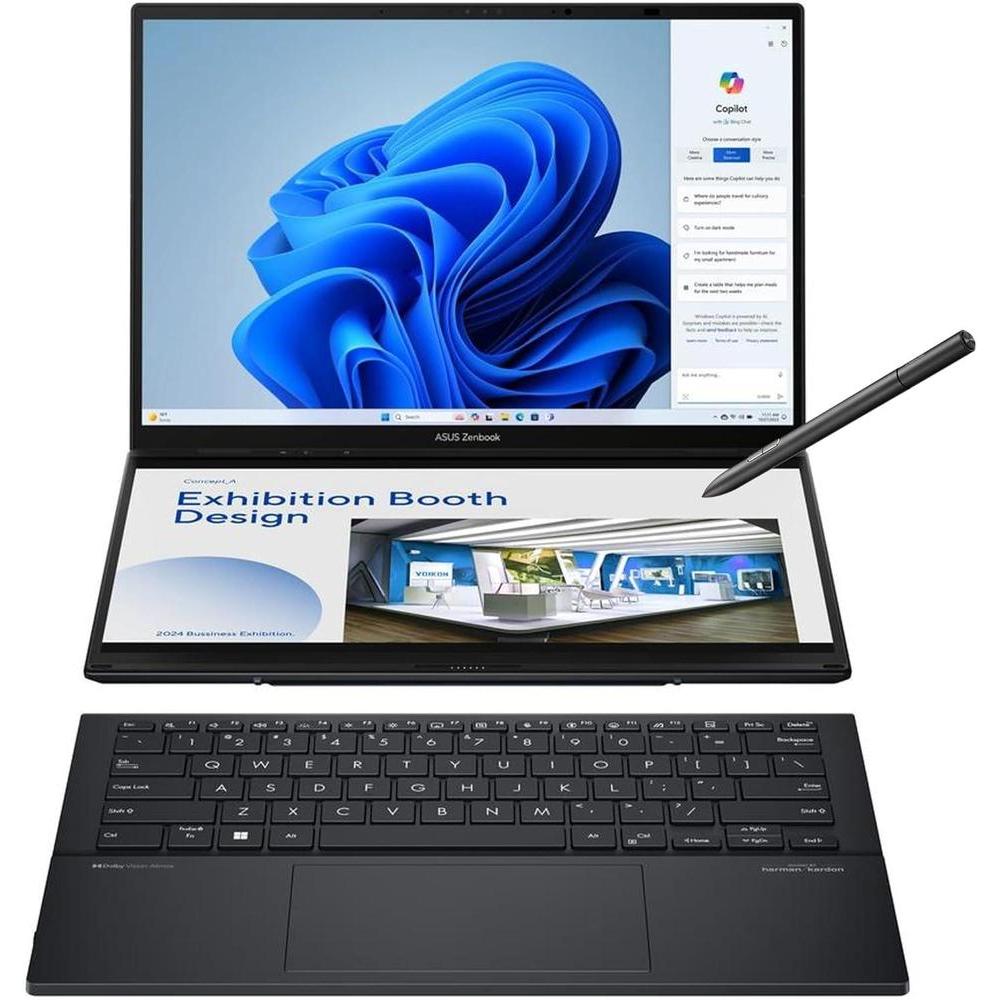 Asus Zenbook Duo Laptop 14"" Oled 3K 120Hz Intel Core U9 32GB Ram 1TB Ssd Ux8406Ca-Ps99T
