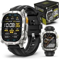 Smartwatch CARBINOX Edge con AMOLED, Bluetooth, resistente al agua, GPS y llamadas para Android e iO