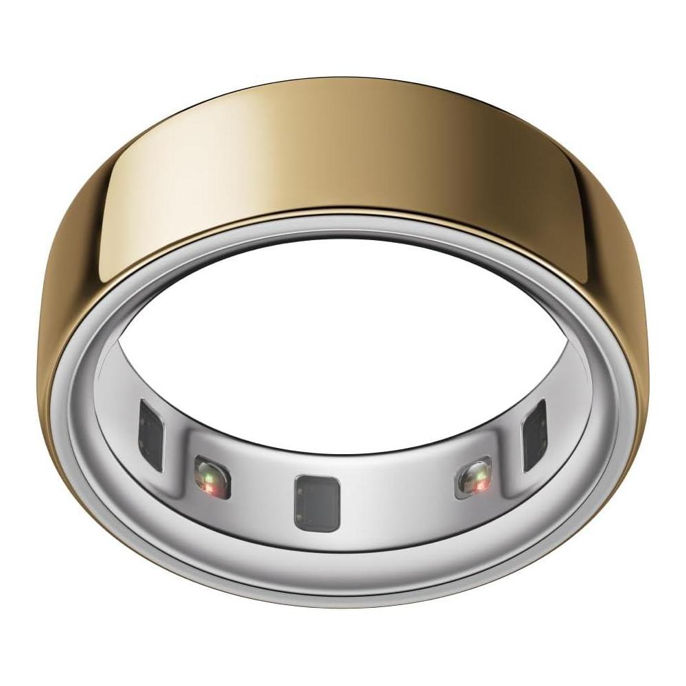 Anillo Inteligente Oura Ring 4 en Oro, seguimiento de salud integral, compatible con iOS y Android,
