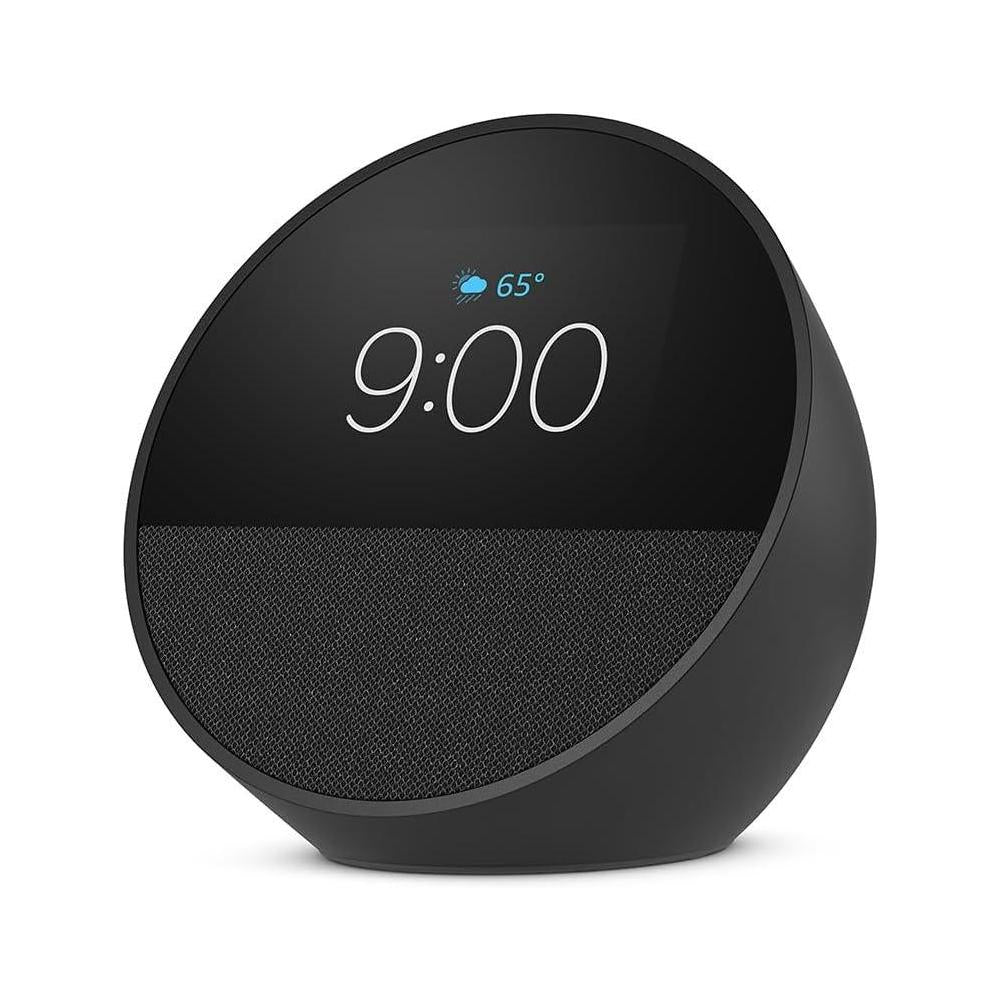 Amazon Echo Spot 2024, despertador inteligente con sonido vibrante y Alexa, compatible con Smart Hom