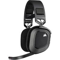 CORSAIR HS80 RGB Wireless Auriculares Gaming Multiplataforma con Sonido Inmersivo y Micrv=fono de Ca