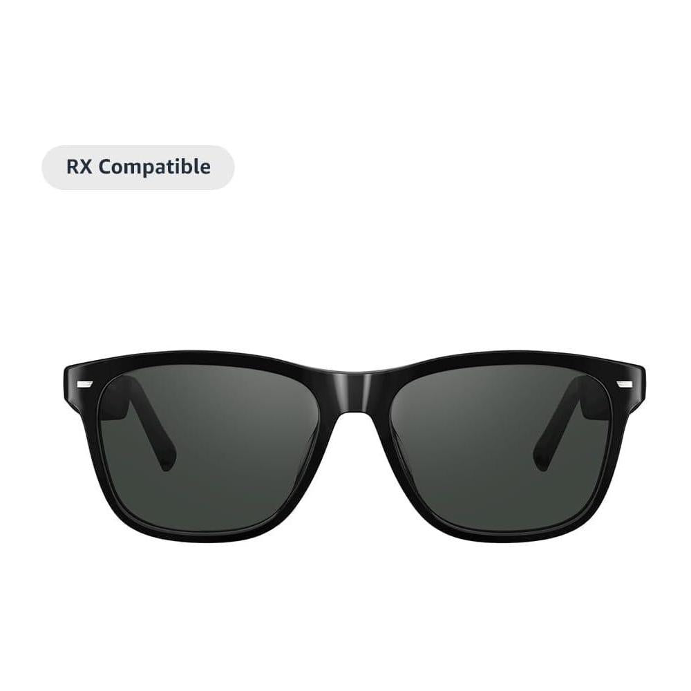 Amazon Echo Frames 3ra Gen, lentes inteligentes con Alexa, negro clv°sico, cristales polarizados pro