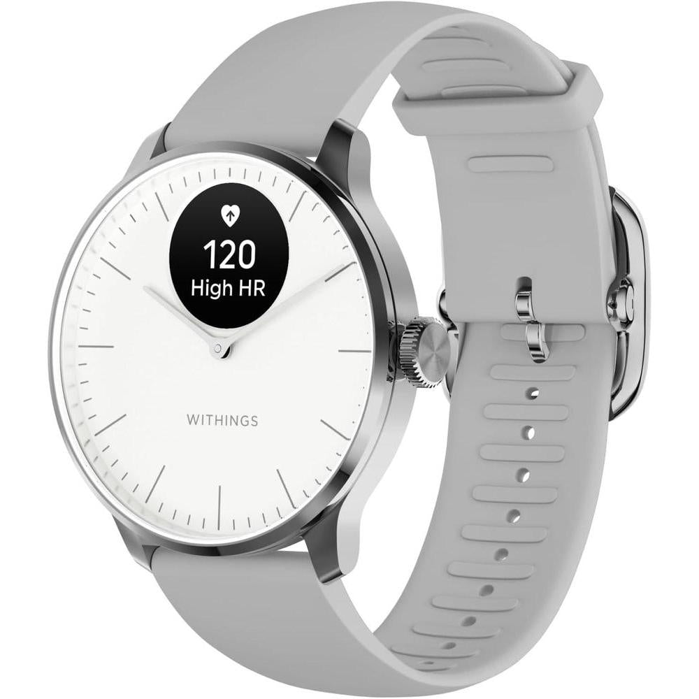 Withings ScanWatch Light - Reloj Inteligente Hv?brido Con Monitoreo Cardv?aco, Fitness, Ciclo Y Suev
