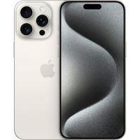 Iphone 15 Pro Max 256GB Blanco Titanio Desbloqueado (Reacondicionado)