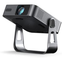 Mini proyector inteligente de alta tecnologv?a con resoluciv=n nativa 1080P, WiFi, Bluetooth, enfoqu