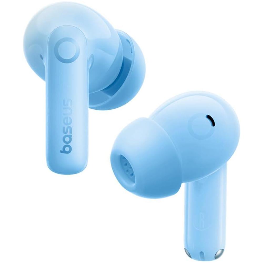 Auriculares Inalv°mbricos Baseus Bass BP1 Pro Azules Con Cancelaciv=n De Ruido Adaptativa Y Bluetoot