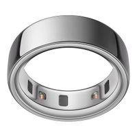 Anillo inteligente Oura 4 en plata, tamav±o ajustable, rastreo de salud y actividad, baterv?a durade