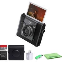 Fujifilm Instax Wide Evo Hybrid Instant Camera Bundle con funda, tarjeta de 32GB y mv°s accesorios