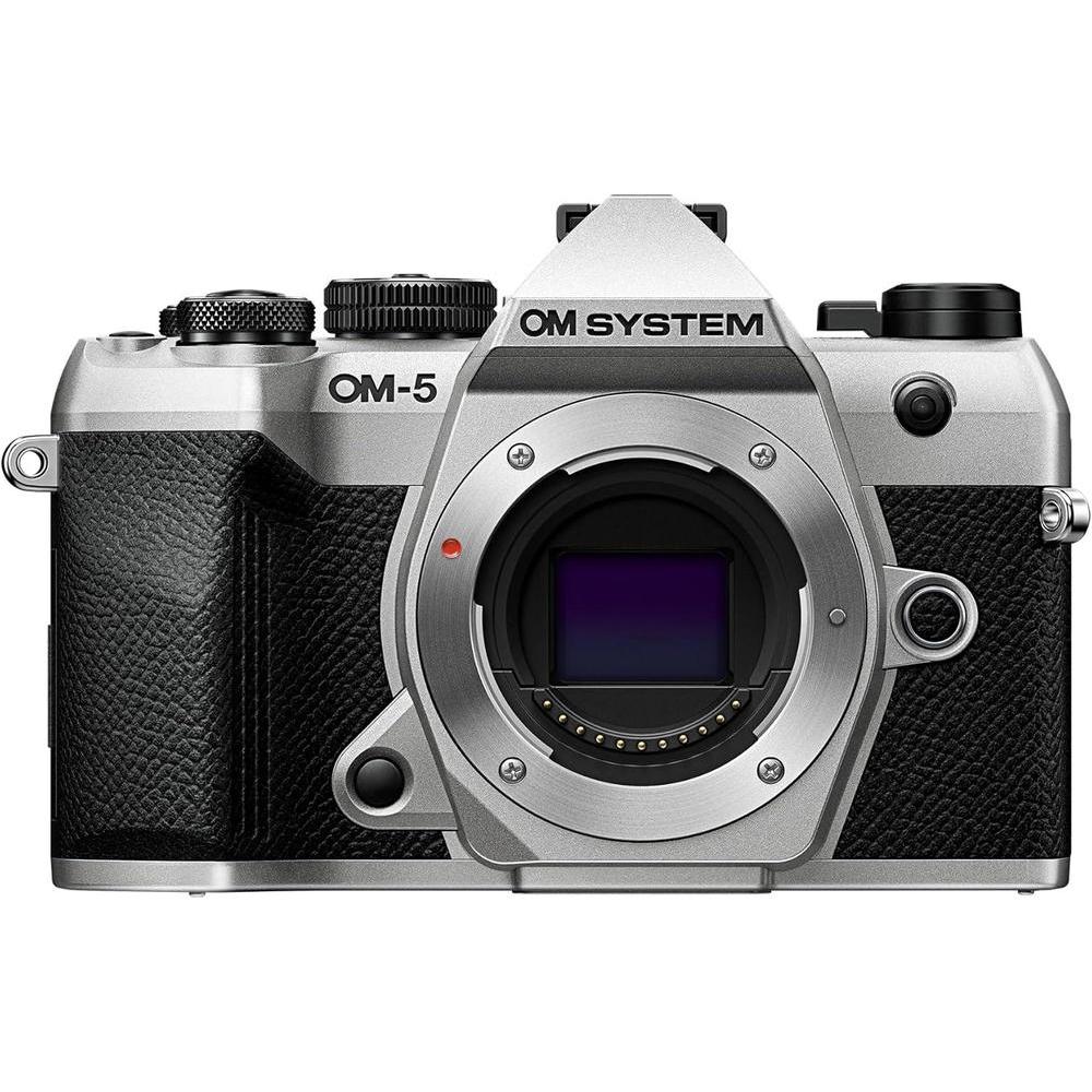 OM SYSTEM OM-5 Mark II Cv°mara sin Espejos Plata Compacta Sellada a Climas 4K Video Ideal para Viaje