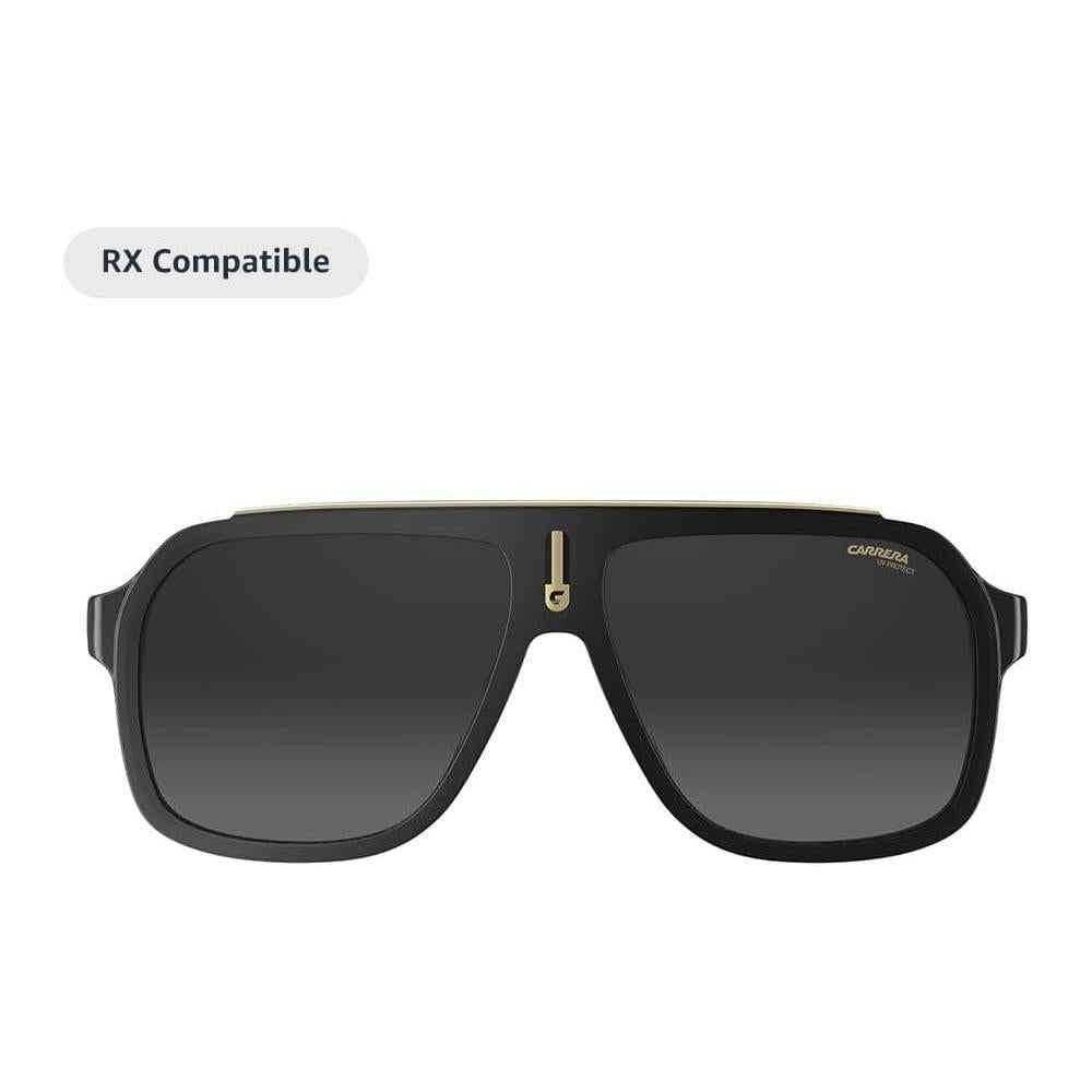 Lentes inteligentes Carrera con Alexa, armazv=n negro estilo cruiser y cristales de sol degradados