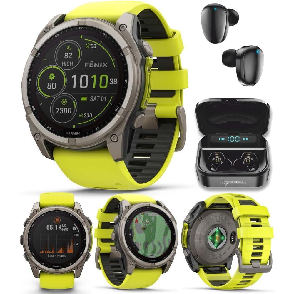 Garmin Fenix 8 Smartwatch Solar Sapphire Gps Bluetooth 64gb