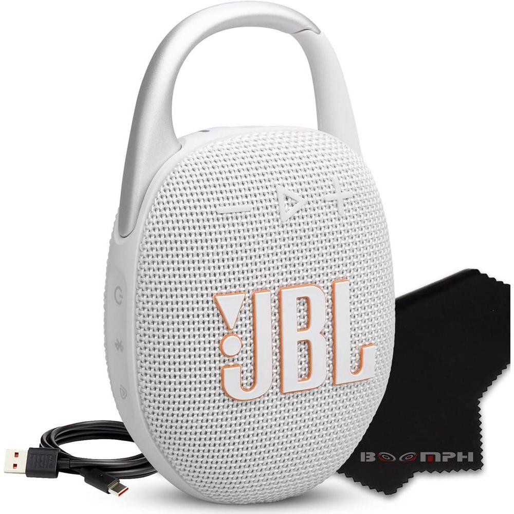 JBL Altavoz Bluetooth portv°til Clip 5 impermeable a prueba de polvo baterv?a larga duraciv=n color