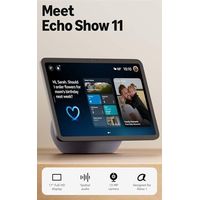 Amazon Echo Show 11 (newest model), Vibrant Full-HD 11"" display with more viewing area and spatial a
