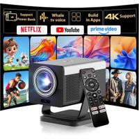 HP MC450 Mini proyector portv°til inteligente con WiFi, Bluetooth, aplicaciones con licencia y sopor