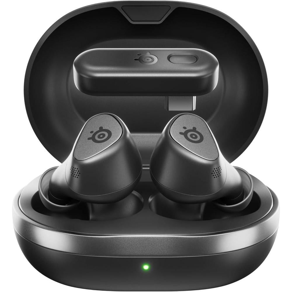 Arctis GameBuds para PlayStation, PC, Switch y mv=viles, con ANC, 2.4GHz y Bluetooth 5.3, resistente