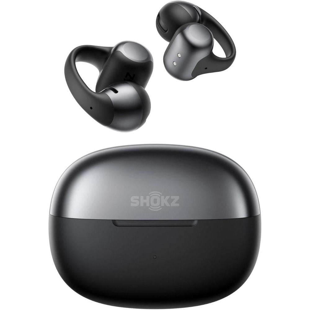 SHOKZ OpenDots ONE - Auriculares inalv°mbricos Bluetooth de oreja abierta con micrv=fono, seguro y l