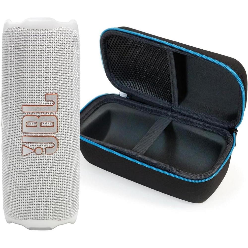 Altavoz Bluetooth JBL Flip 7 con funda protectora Divvi! para sonido potente y resistencia a agua, p