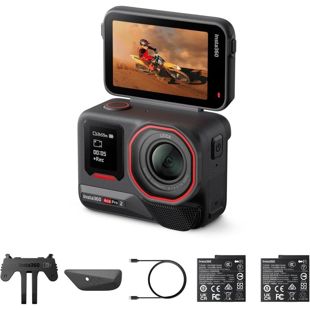 Insta360 Ace Pro 2 con lentes Leica, capturas 8K, dual AI, excelente en condiciones de baja luz y au