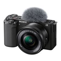 Cv°mara Sony Alpha ZV-E10 Mirrorless con Lente 16-50mm Black
