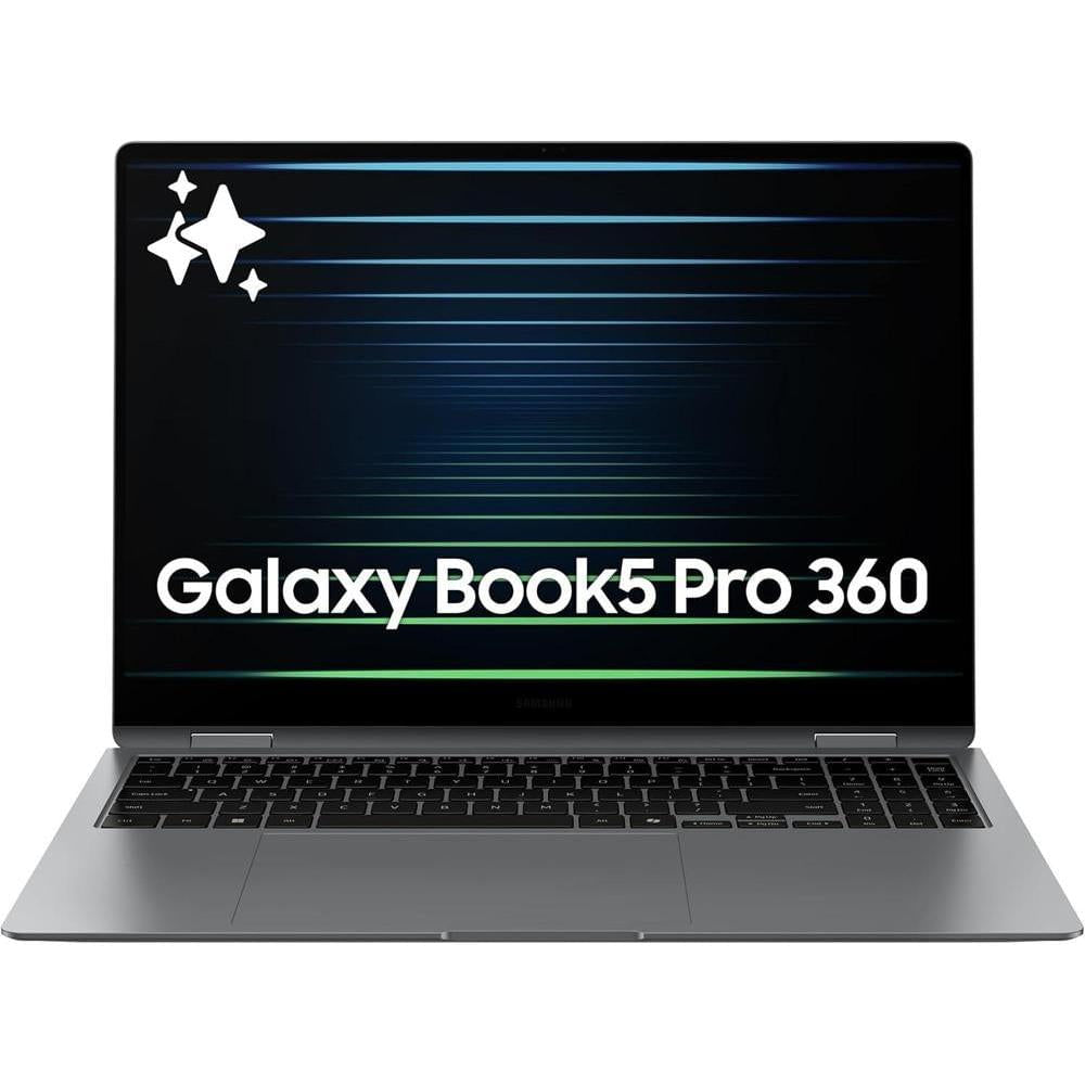 Samsung Galaxy Book5 Pro 360 Copilot+ PC, computadora AI con procesador Intel Core 7 Ultra, pantalla