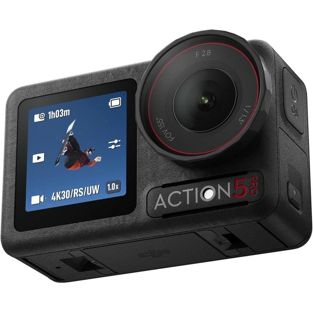 DJI Osmo Action 5 Pro Essential Combo, cv°mara de acciv=n sumergible con sensor avanzado, video 4K,