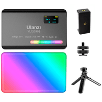 Luz Led Rgb Ulanzi VL120 + Filtro+ Trípode Video Fotografía